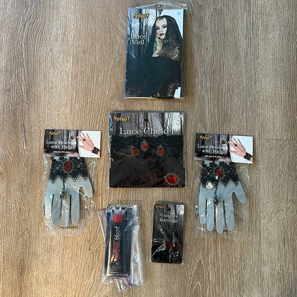 Vampire accessories costume